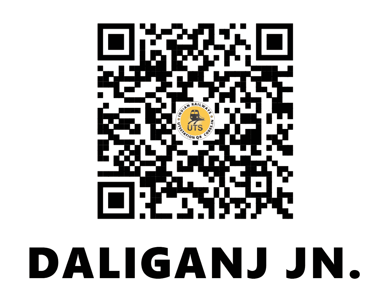 UTS QR Code for DALIGANJ JN. - DAL - NE (UTTAR PRADESH)